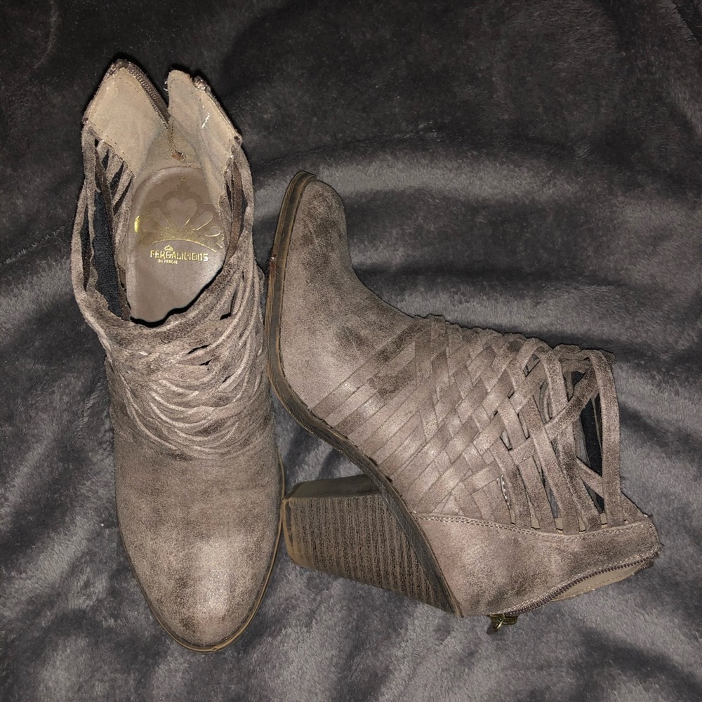 Fergalicious Brown Ankle Boots
